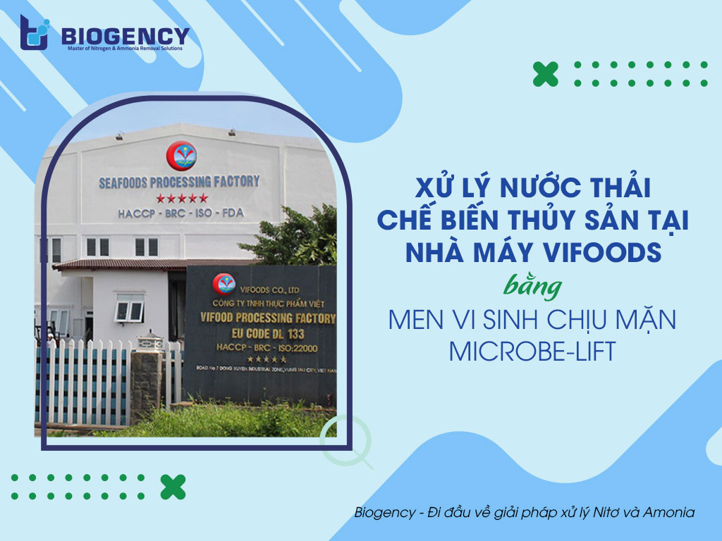 Xử lý nước thải chế biến thủy sản